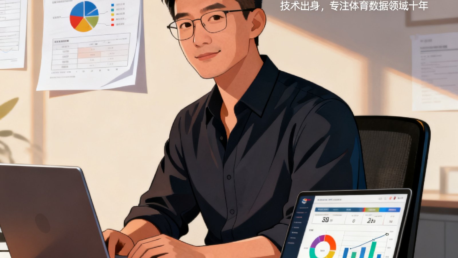 创始人Mike Wang，技术出身，专注体育数据领域十年